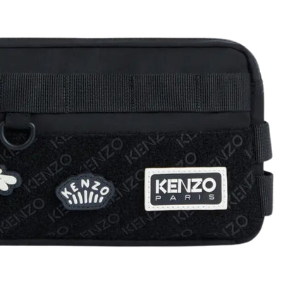 Kenzo Bag Mono Logo Black