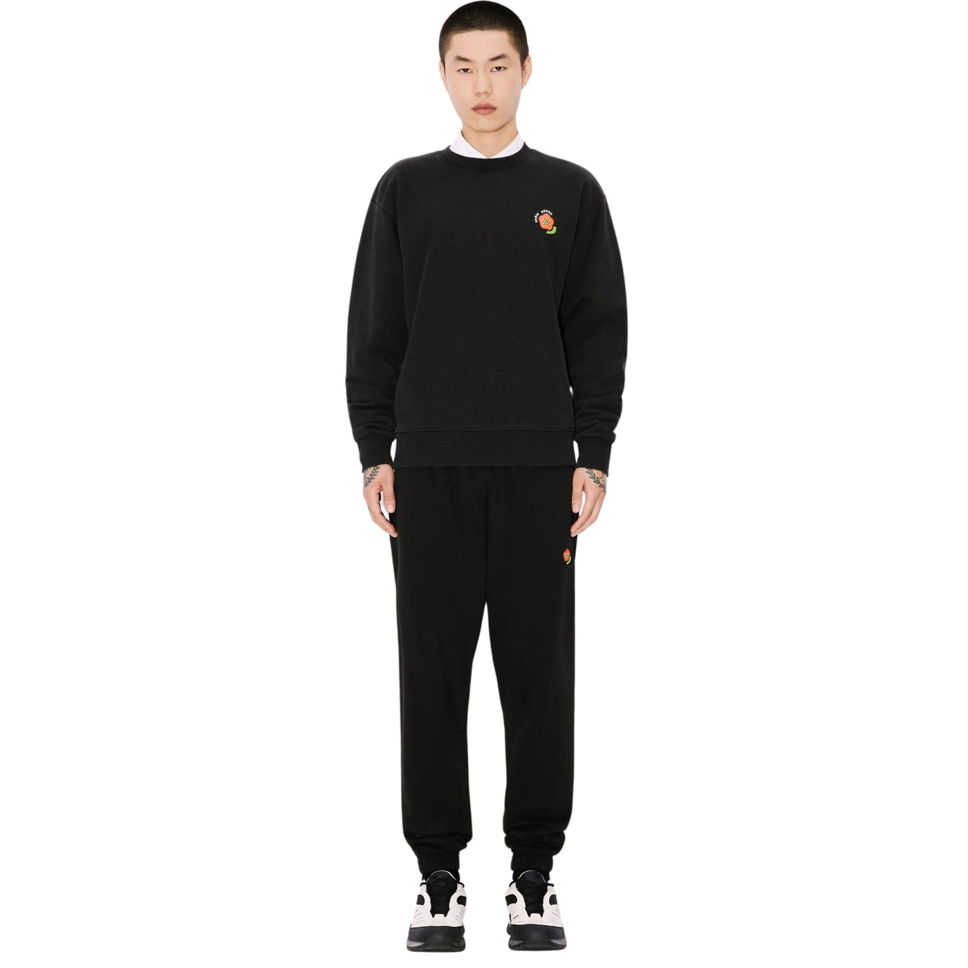 Kenzo Pants Ladies Boke Flower Black