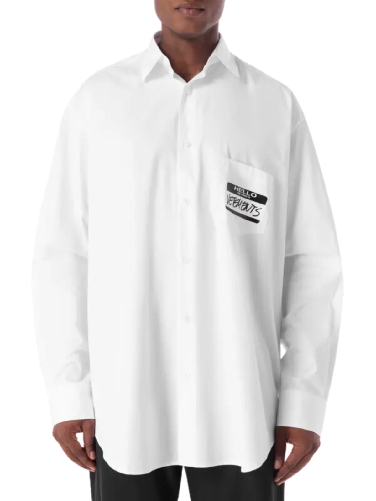 Vetements Shirt My Name Is Vetements Classic White