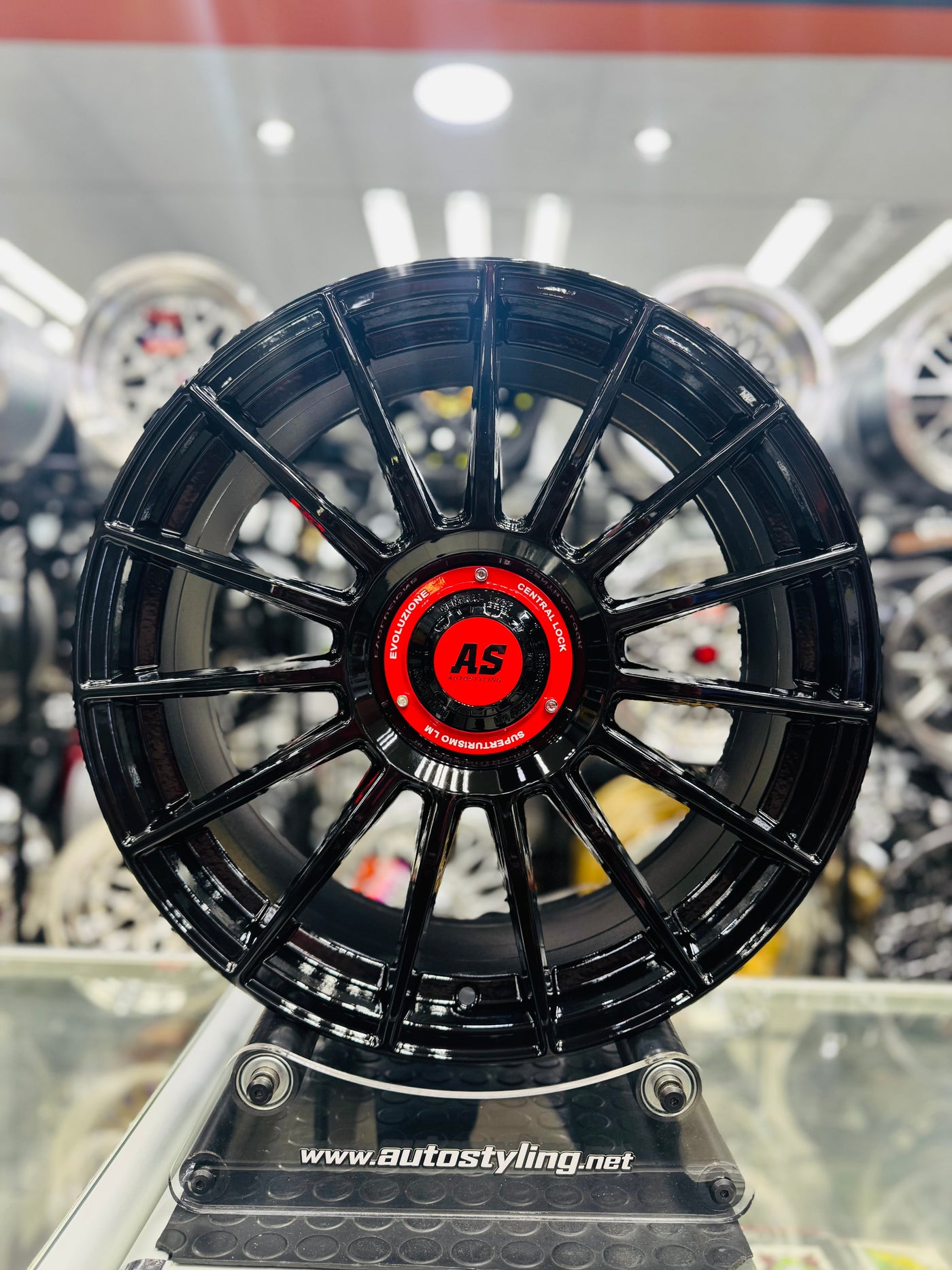19” AS-SUPERTURISMO  5/112 & 5x100 multi PCD  GLOSS BLACK