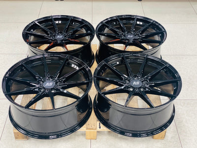 21” AS-5010 5x112 9j PCD gloss black wheels perfect for TIGUAN