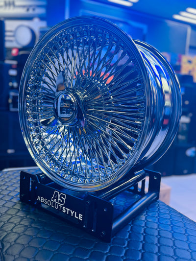 17” AS - 1000 SPOKE WIRE WHEEL FITS ALL CARS