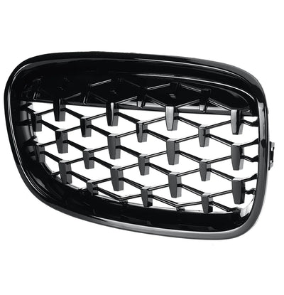 BMW F20/21 1 series   PRE FACELIFT MILLION STAR KIDNEY GRILLS  GLOSS BLACK