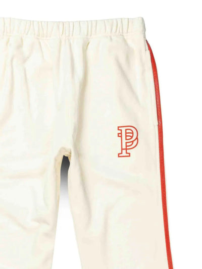 Purple Track Pants Fleece Flared Off-White