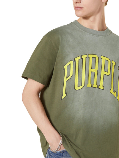 Purple T-Shirt Heavy Jersey Green
