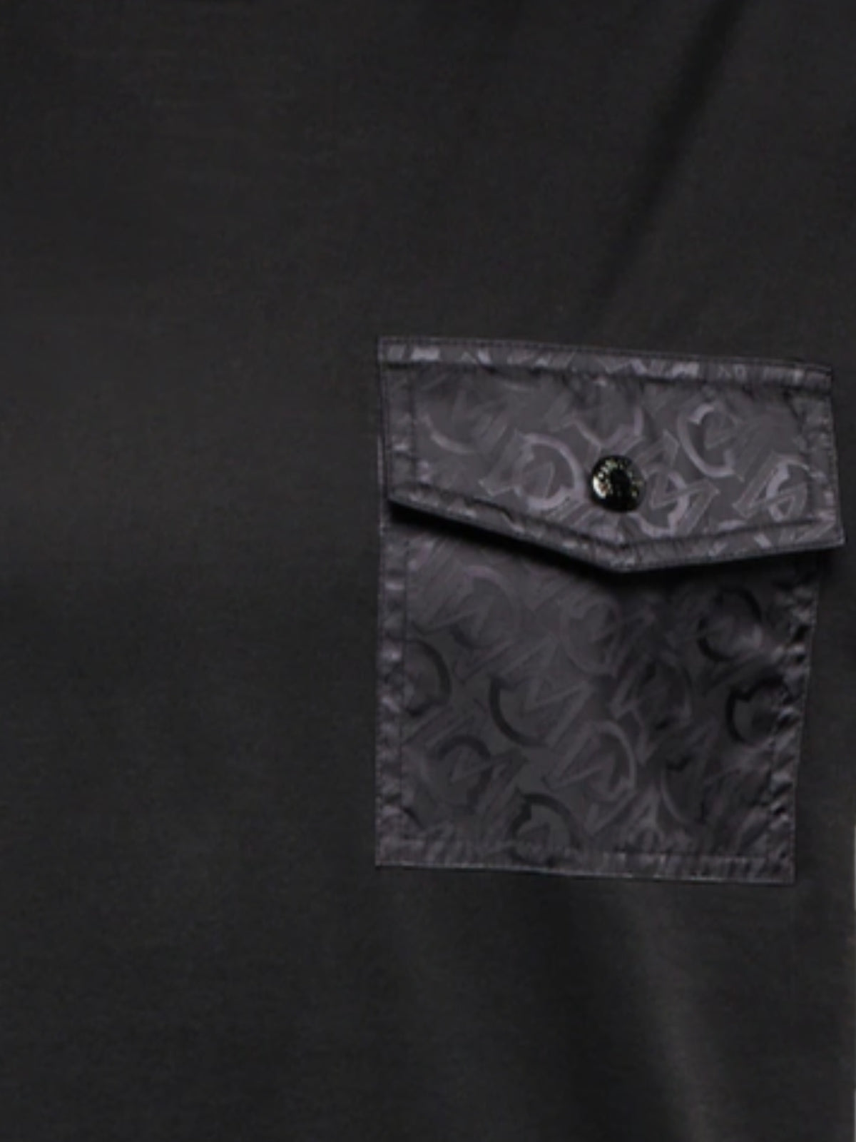 Moncler T-Shirt Pocket Black
