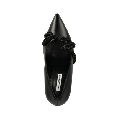 Karl Lagerfeld Heel Sarabande Signia Pump Black