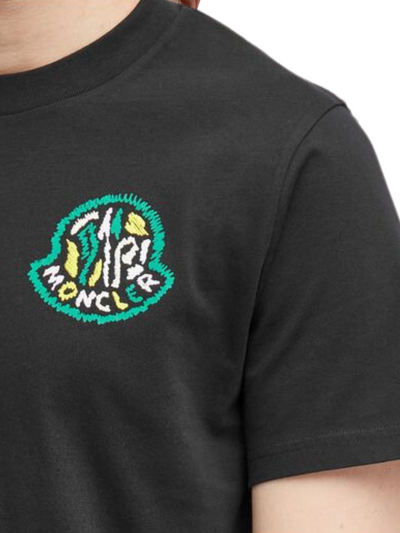 Moncler T-Shirt Logo Black