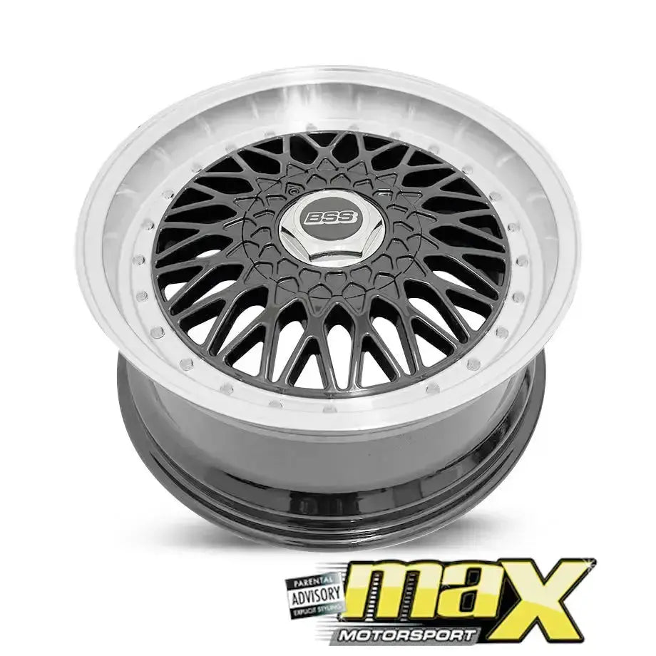 15 Inch Mag Wheel - MX734-15 BSS Style Wheels (4x100/ 4x114.3 PCD)