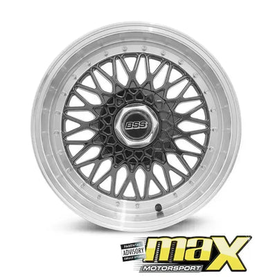 15 Inch Mag Wheel - MX734-15 BSS Style Wheels (4x100/ 4x114.3 PCD)