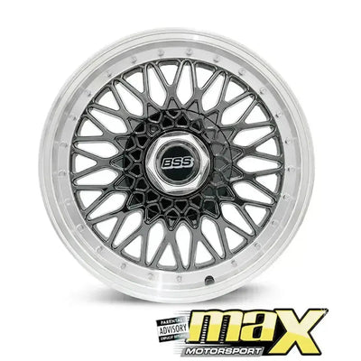 14 Inch Mag Wheel - MX2471-14B BSS Style Wheels (4x100/ 4x114.3 PCD)