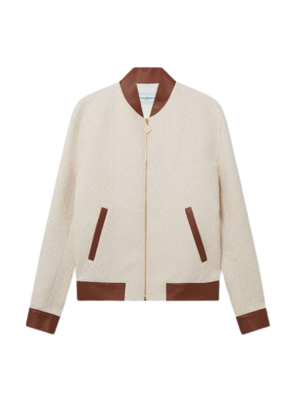 Casablanca Jacket Souvenir White-Brown