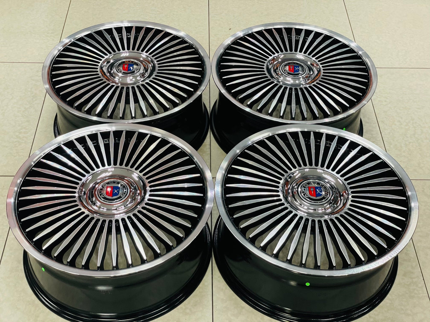 20” AS-ROLLS 5/112 BLACK MACHINE FACE