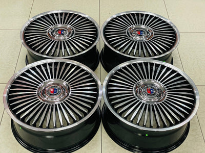 20” AS-ROLLS 5/112 BLACK MACHINE FACE