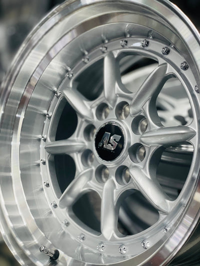 15” AS-7168 MINI LITES SILVER  4/100 4/108 wheels