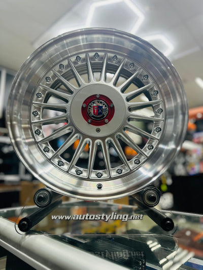 17'' AS-PINA SILVER 4/100 & 4/108  MULTI PCD