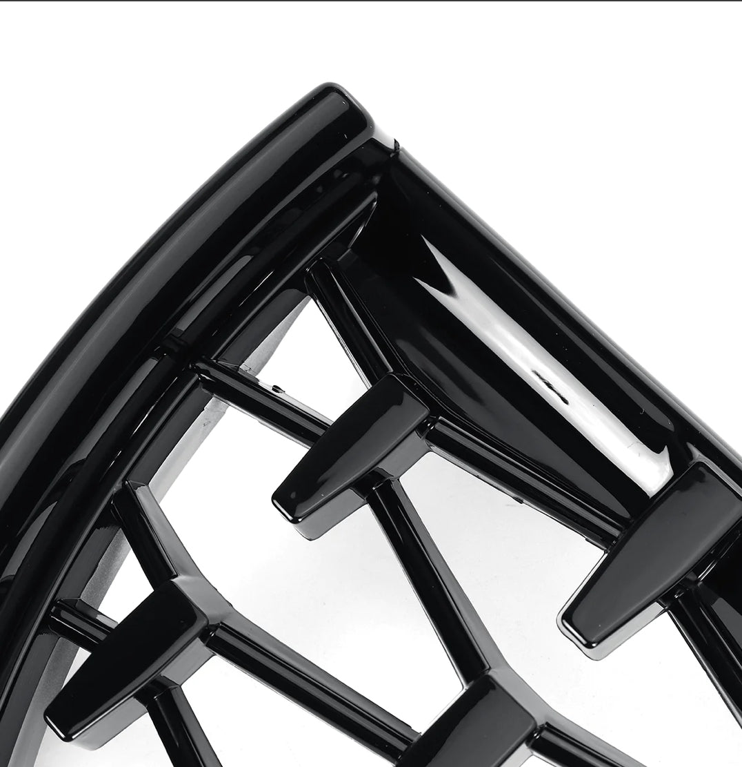 MILLION STAR KIDNEY GRILLS SUITABLE FOR BMW E90 09-12 GLOSS BLAC