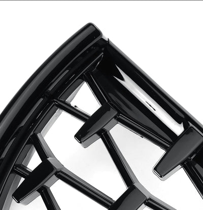 MILLION STAR KIDNEY GRILLS SUITABLE FOR BMW E90 09-12 GLOSS BLAC