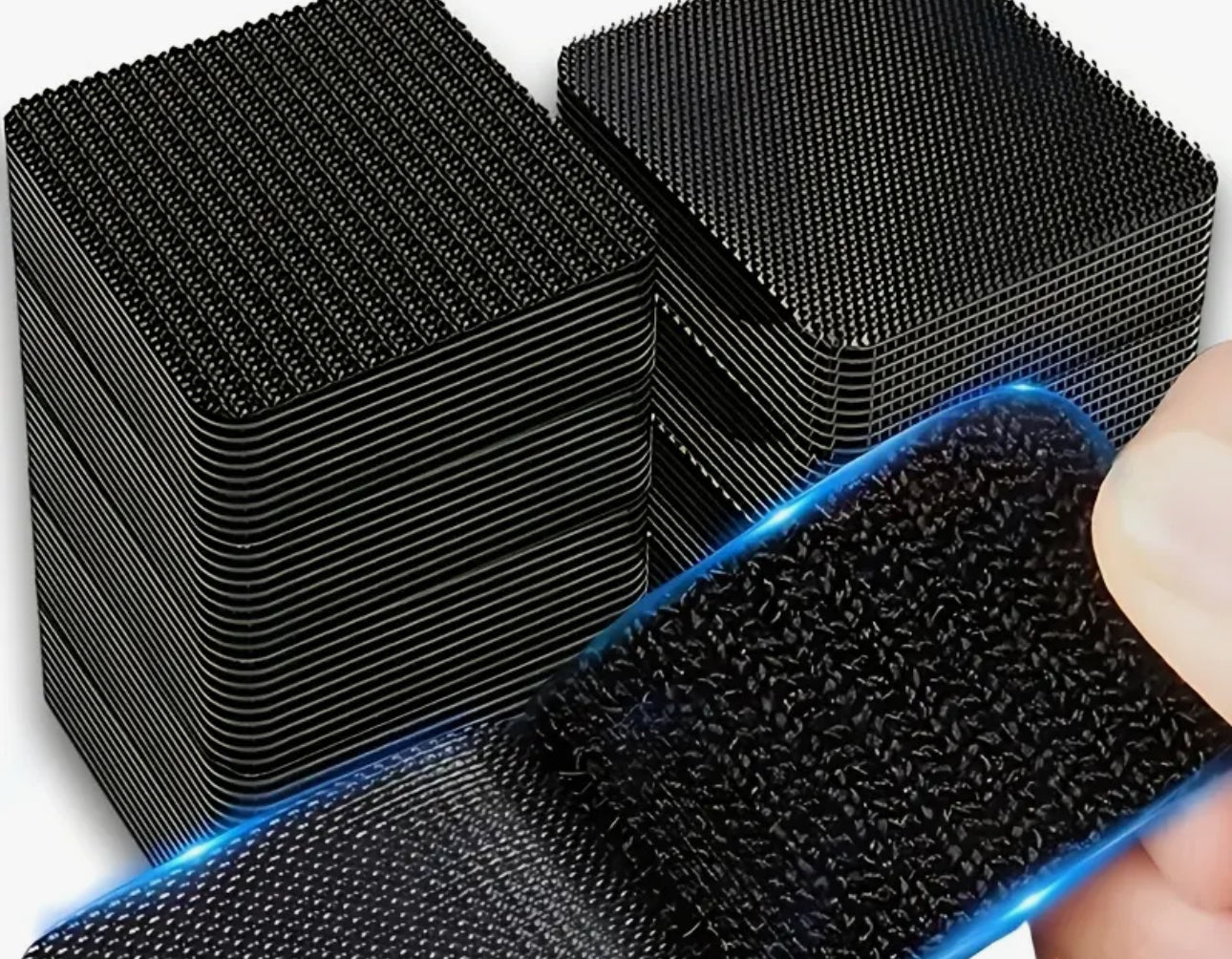 NUMBERPLATE VELCRO PATCHES ( 10 Pairs in a pack )