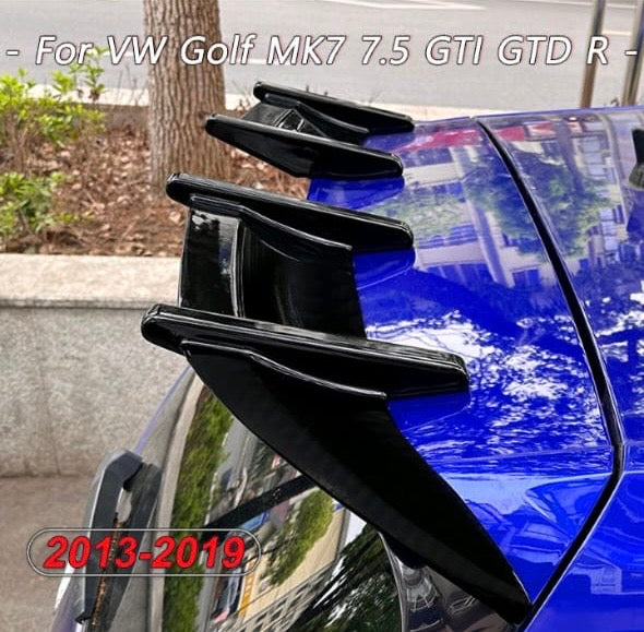 VW GOLF MK 7.5 GTI  AK 2PCE  BOOT SPOILER BLACK