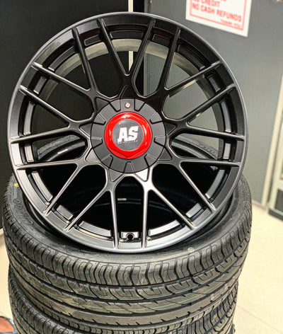 17” AS-RSE MATT BLACK 4/100 & 5/100