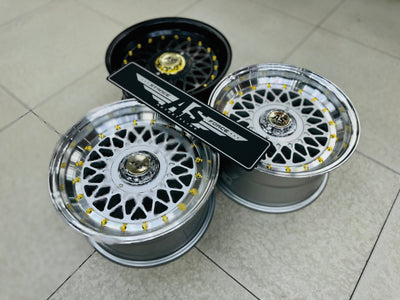 15” AS MOTORSPORT P MESH 4/100 4/114 & 5/100  PCD