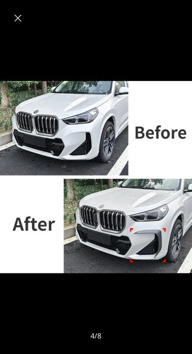 BM UA11 2024 X1 GLOSS BLACK  BUMPER CANARDS