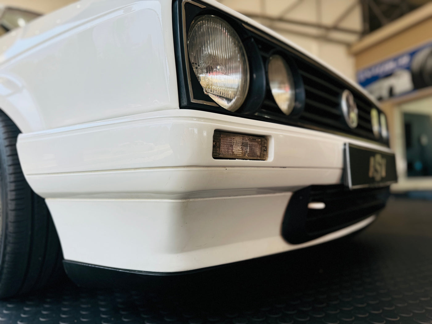 VW  ASV 2PCE PLASTIC FRONT SPOILER