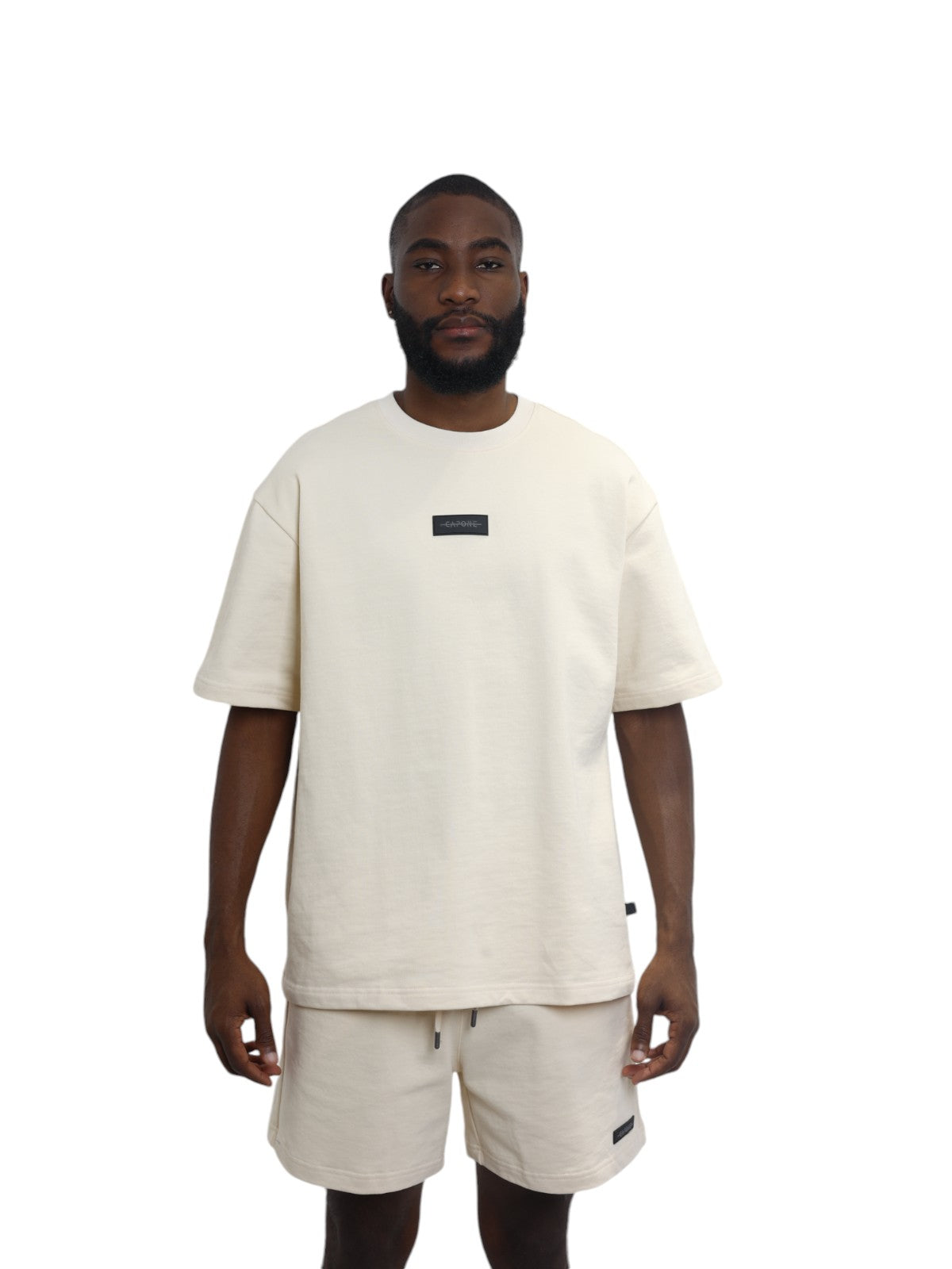 Capone T-Shirt Lounge Wear Oversized Oatmeal