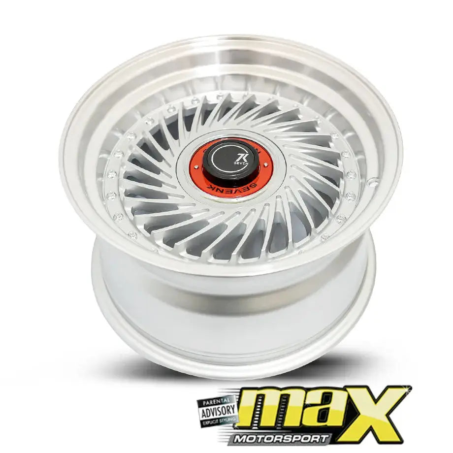 15 Inch Mag Wheel - MX1213-15I SevenK Twist Wheel (4x100 / 5x100 PCD)