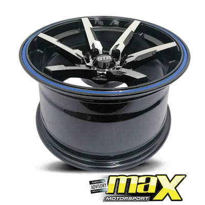 15 Inch Mag Wheel - MX824 STR Concave Wheels (5x100 / 5x114.3 PCD)