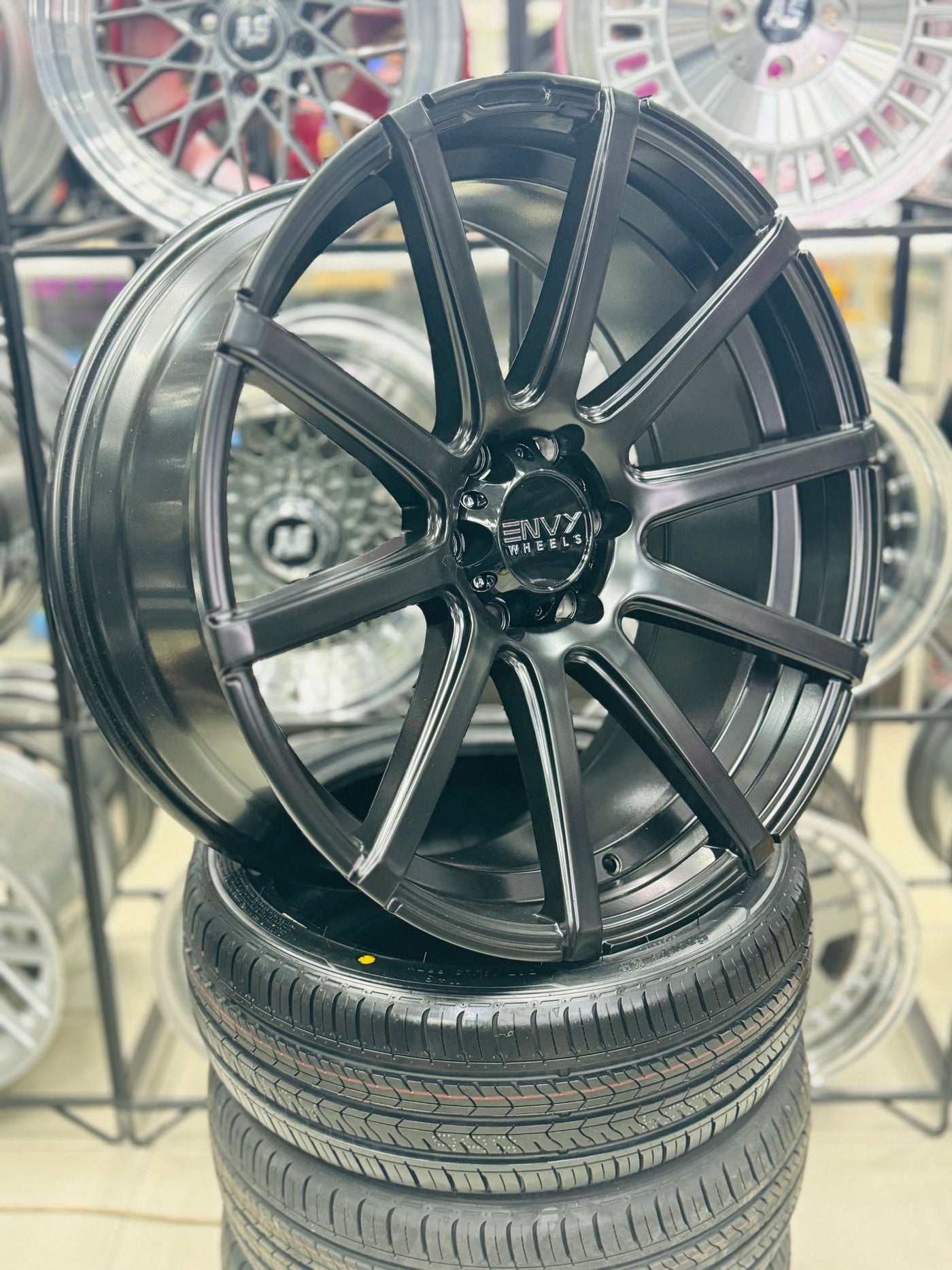 22" ENVY 6/139 4x4  WHEELS ( DISPLAY SET ) HENCE DISCOUNTED