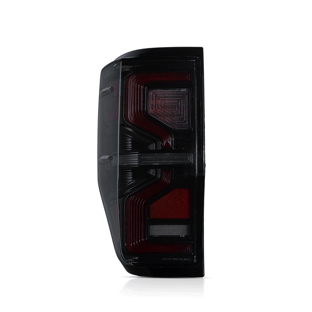 VLAND Full LED Tail Lights For Ford Ranger (T6) 2012-2018 BLACK