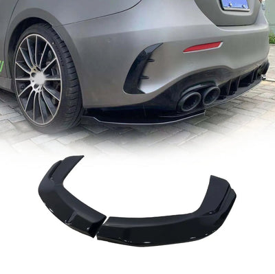 For Benz A-Class W177 A35 AMG Sedan  2019-22 Rear Bumper Splitters Winglet Apron