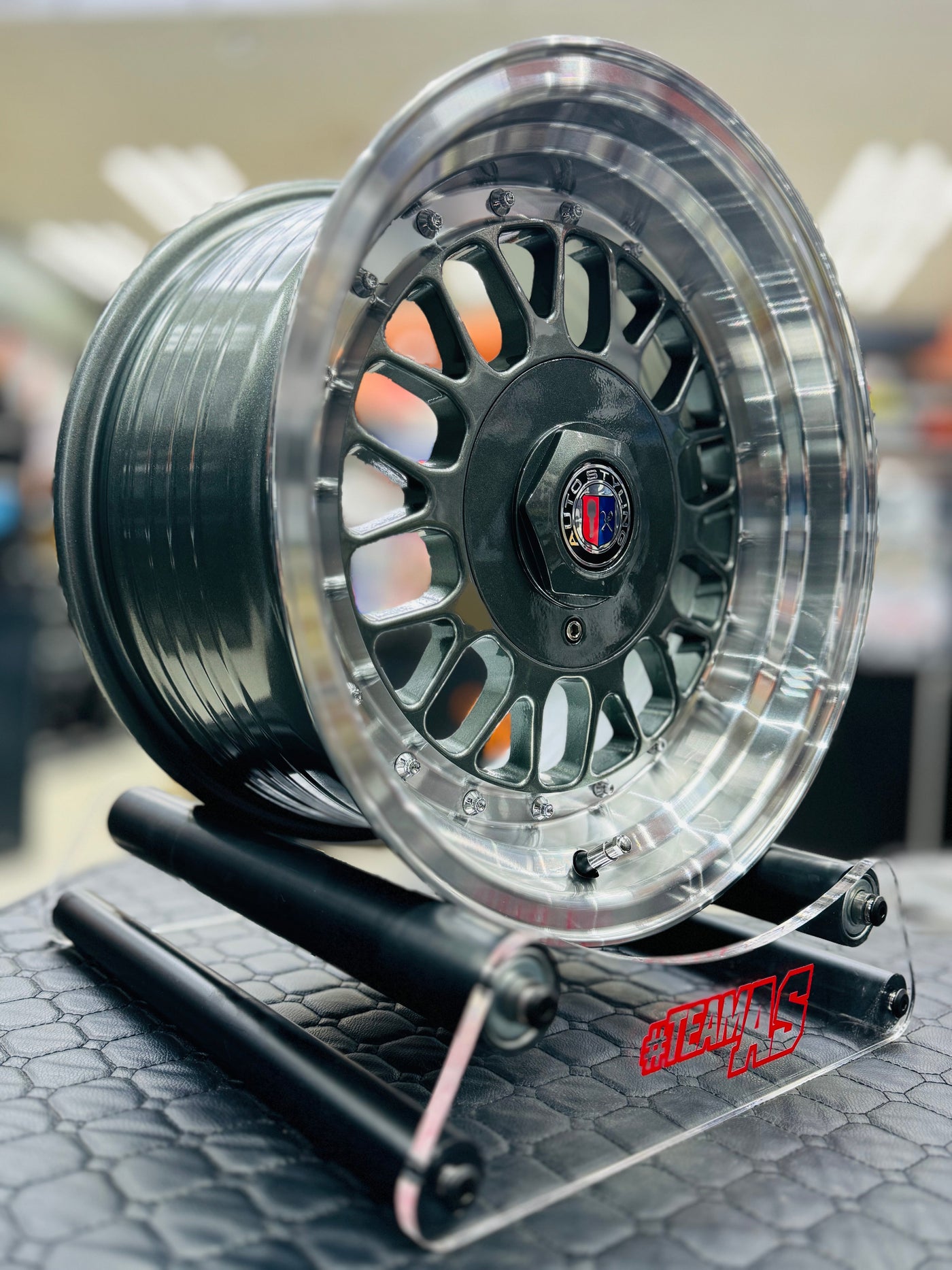 15” AS- 7489 4/100 4/108 gunmetal wheels