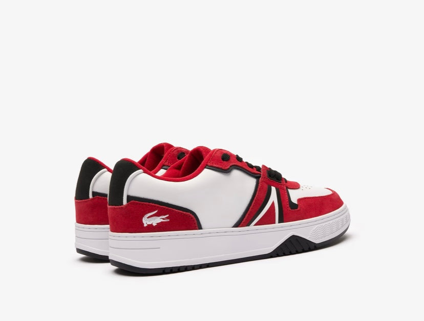 Lacoste Men’s L001 Coated Leather Trainers