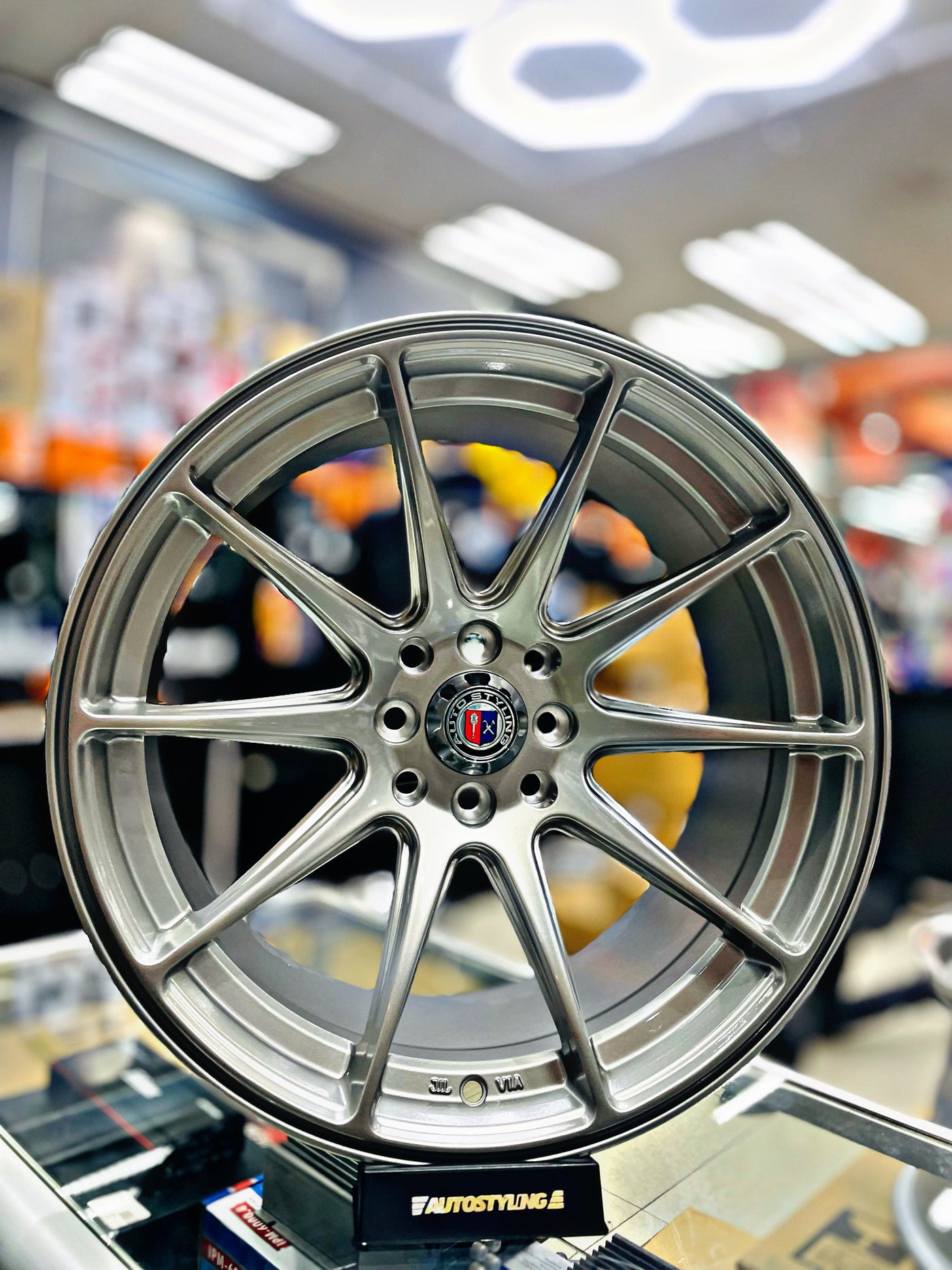17” AS-XXR 5/100 & 5/114 TITANIUM SILVER