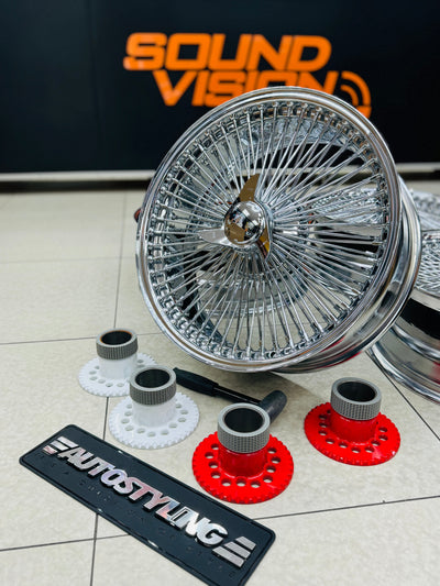 20” AS - 1000 SPOKE WIRE WHEEL FITS ALL CARS