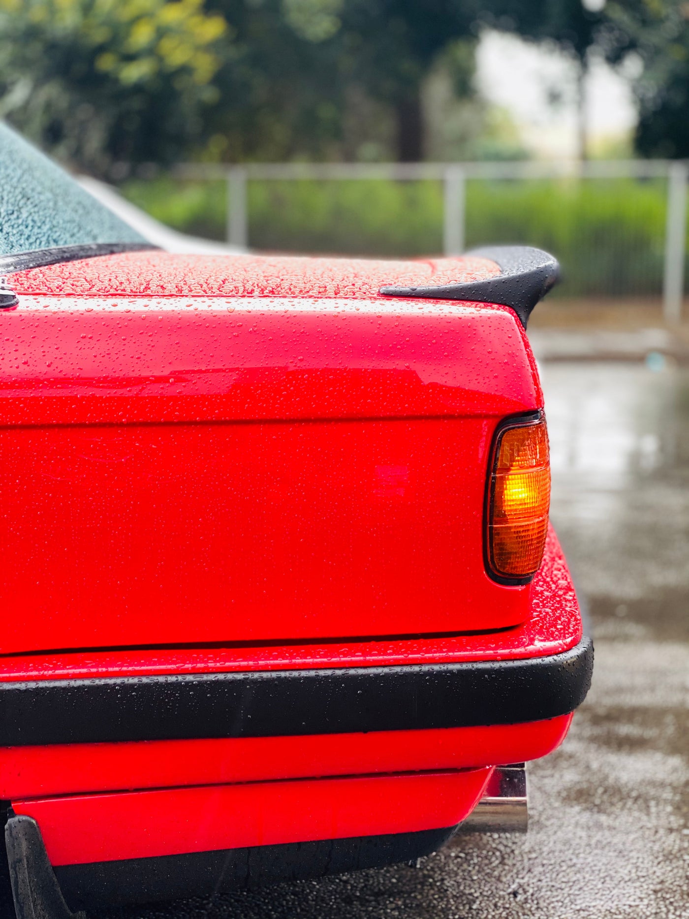 BM E30 M5 BOOT SPOILER