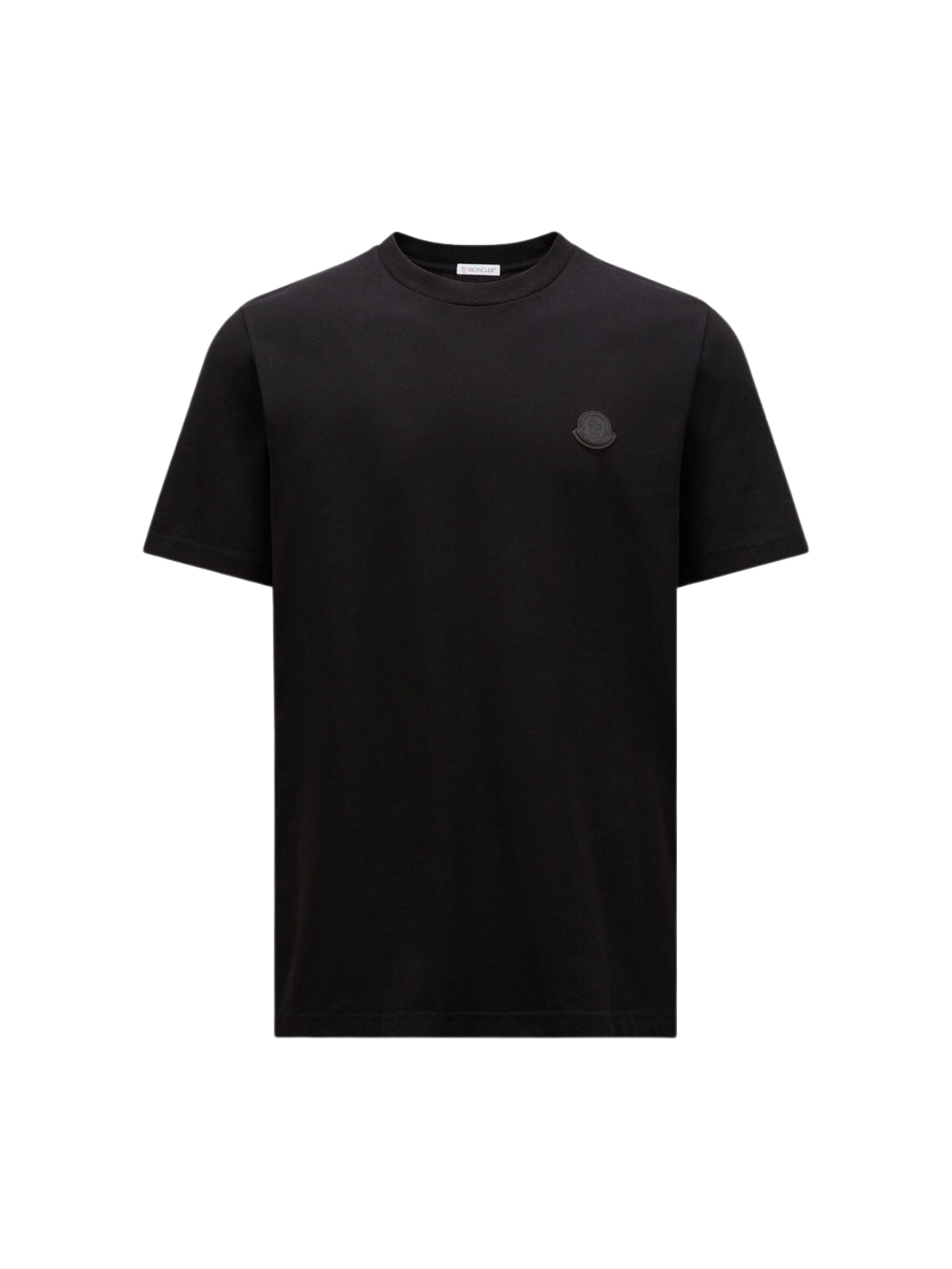 Moncler T-Shirt Patch Logo Black