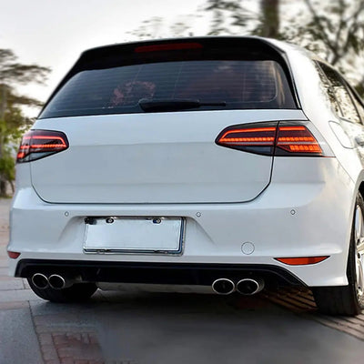 Suitable To Fit - VW Golf 7 / 7.5 OEM Style Smoked Black LED Sequential Taillights