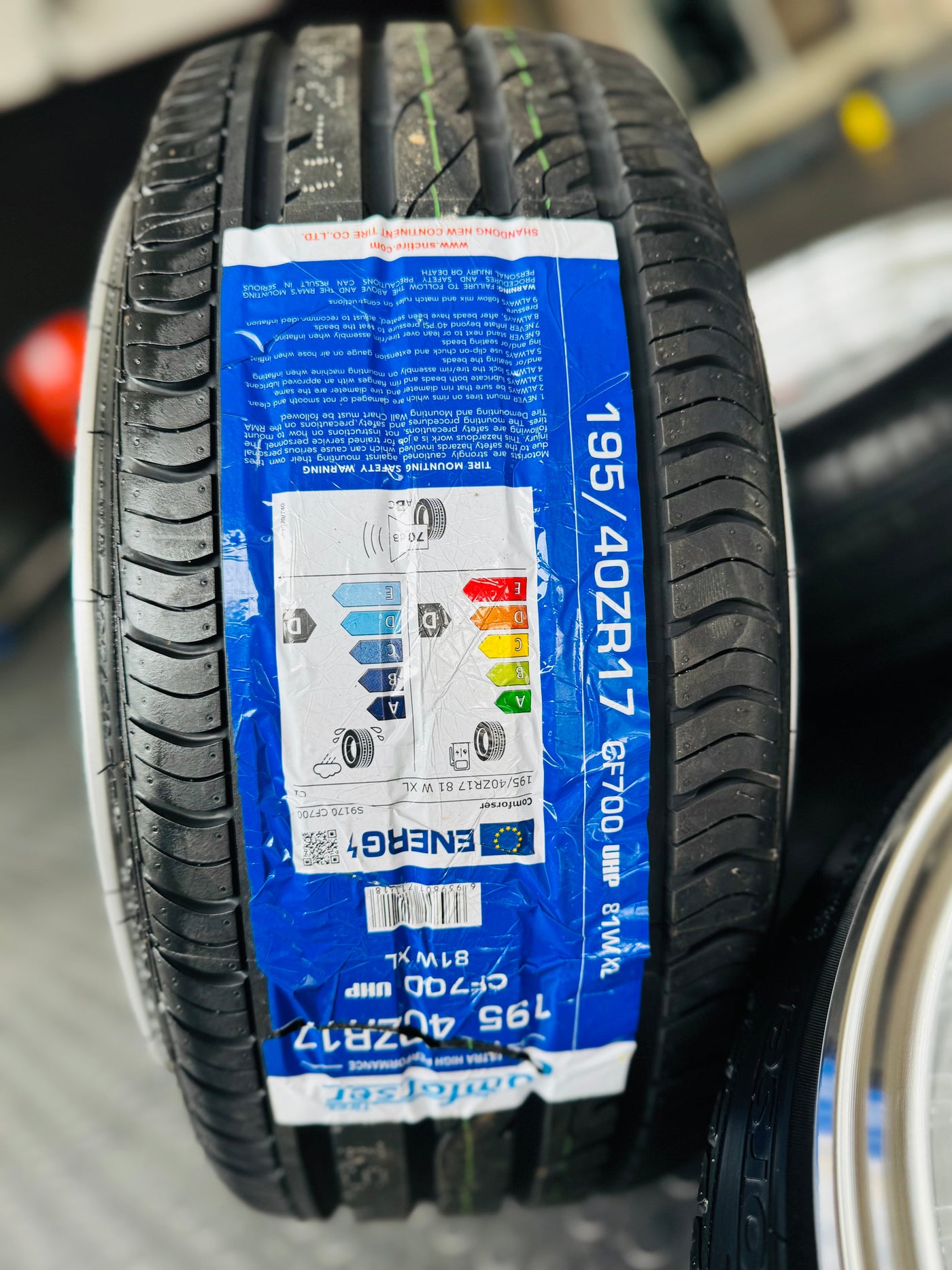 RIM & TYRE COMBO DEAL 17” PERFORMA 5/100 + 195/40/17 COMFORSER - BRAND NEW