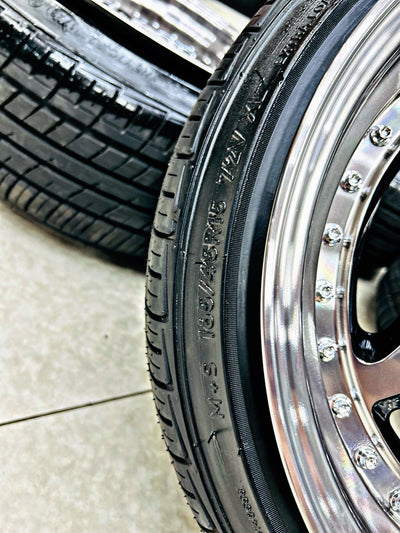 15” AS 348 + STRETCH TYRE COMBO 4/100