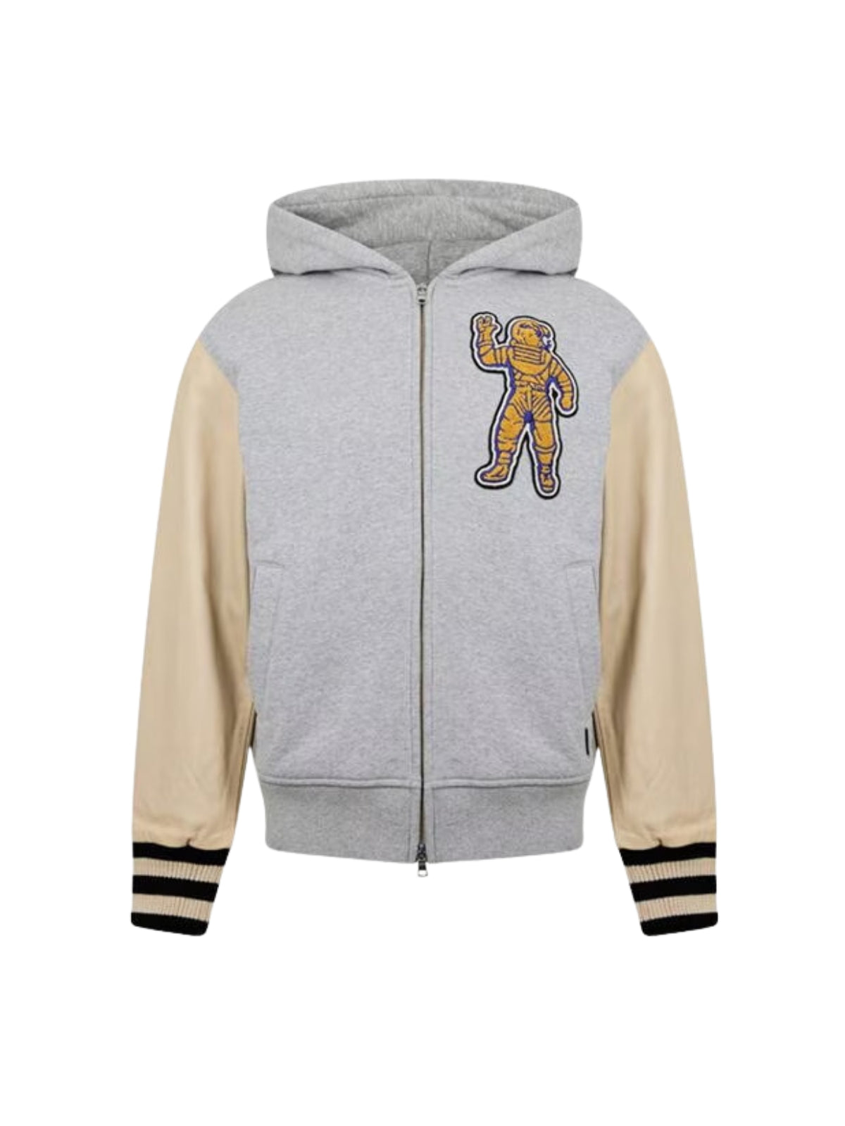 Billionaire Boys Club Jacket Standing Astro Leather Heather Grey