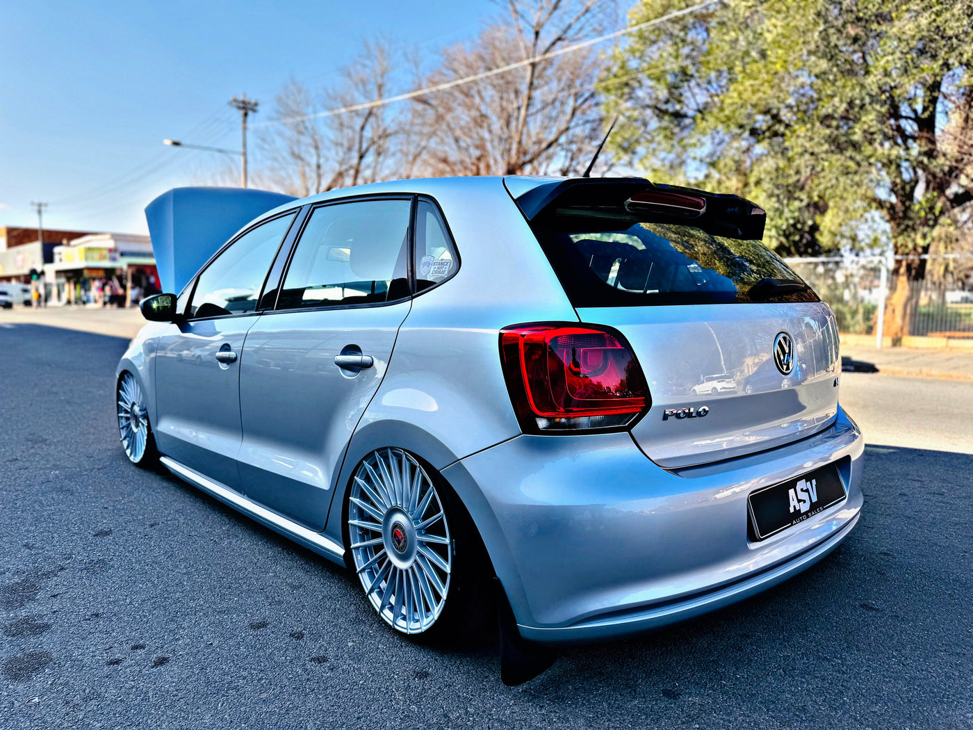 POLO 6 GTI STYLE ADD ON SPOILER GLOSS BLACK
