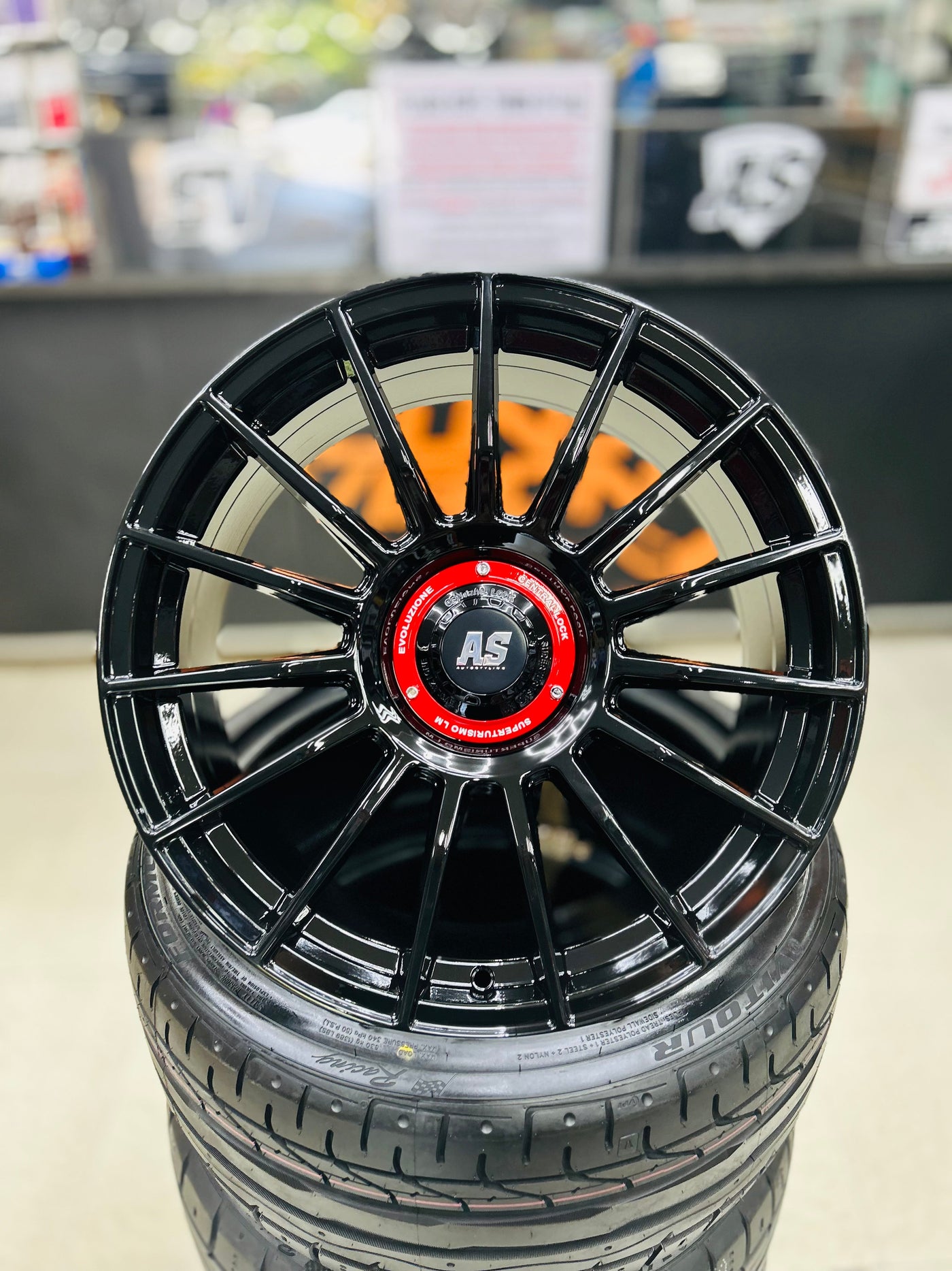 19” AS-SUPERTURISMO  5/112 & 5x100 multi PCD  GLOSS BLACK