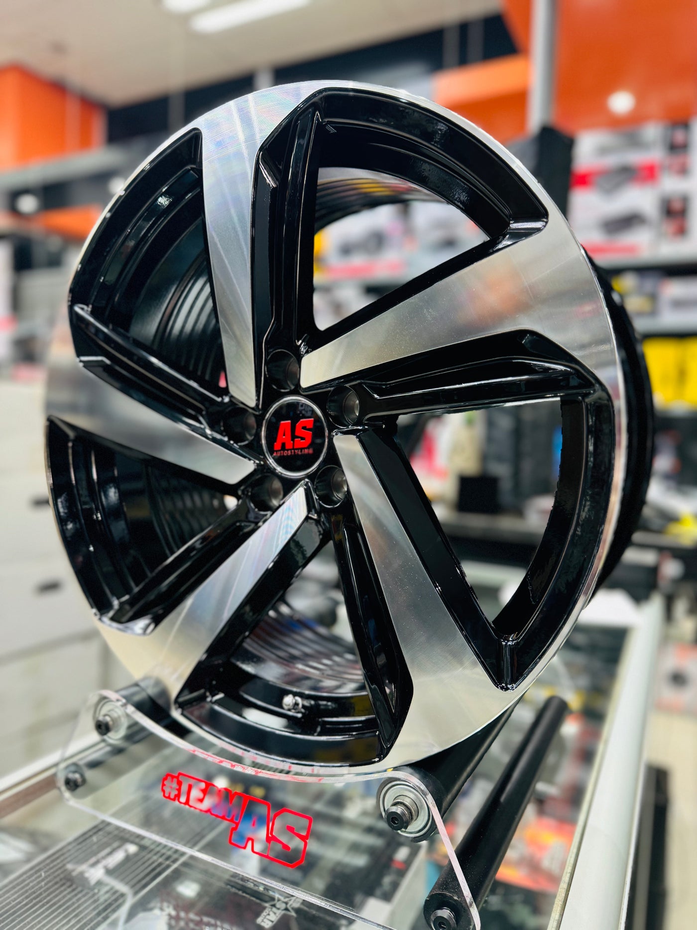 17” AS- GTI 5/100 BLACK MACHINE FACE