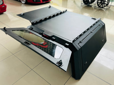 FORD RANGER T7 BLACK STEEL CANOPY