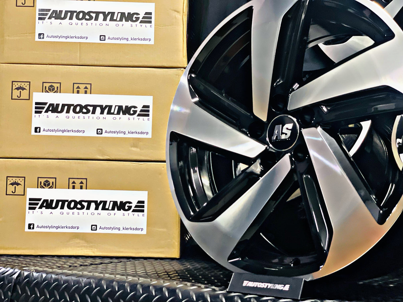 17” AS- GTI 5/100 BLACK MACHINE FACE