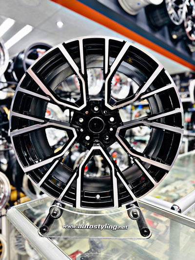 20” AS- BM 2025 X5 5/120 BLACK MACHINE FACE